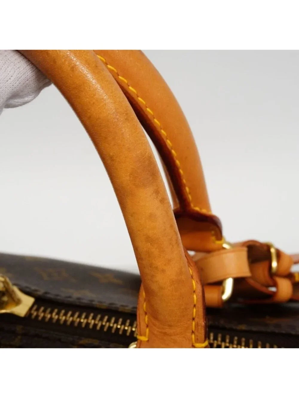 Louis Vuitton Boston Bag Monogram Keyboard Bandouliere 50 Brown